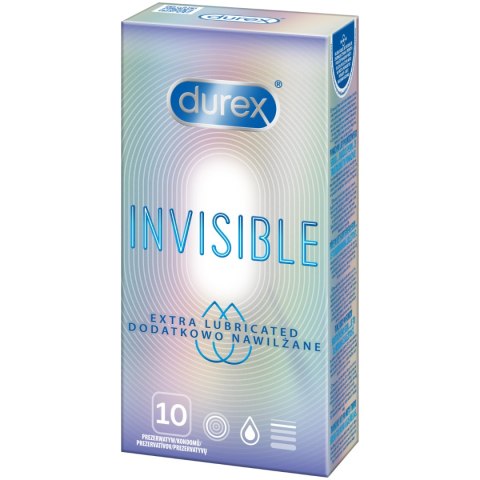 Prezerwatywy Durex Invisible A10 dodatkowo nawilżone Durex