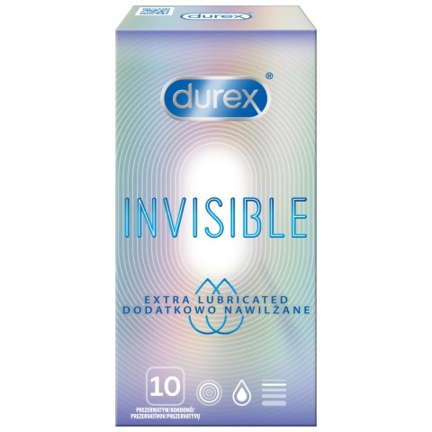 Prezerwatywy Durex Invisible A10 dodatkowo nawilżone Durex