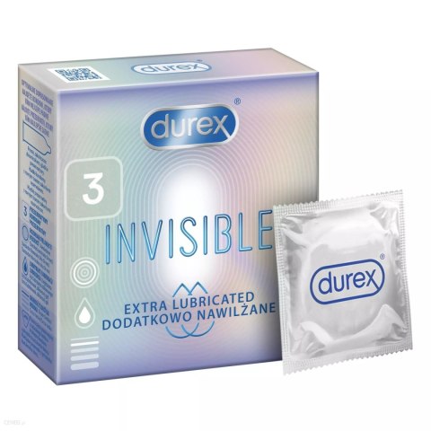 Prezerwatywy Durex Invisible A3 dodatkowo nawilżone Durex