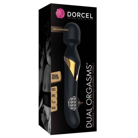 Masażer Dual Orgasms Black Gold - Dorcel