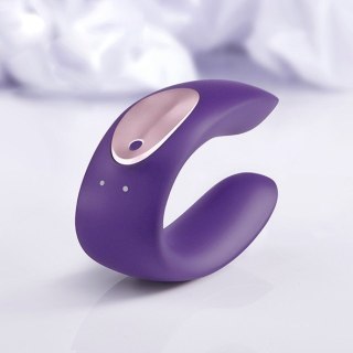 Double Plus Remote wibrator dla par sterowany pilotem fioletowy - Satisfyer