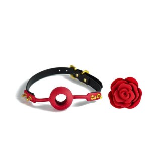 Knebel z różą Doll Series Rose Ball Gag - UPKO