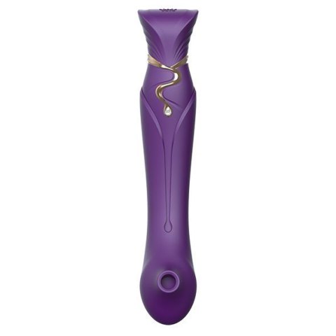 Luksusowy wibrator Legend Queen Set G-Spot Pulse Wave Vibrator Twilight Purple - Zalo