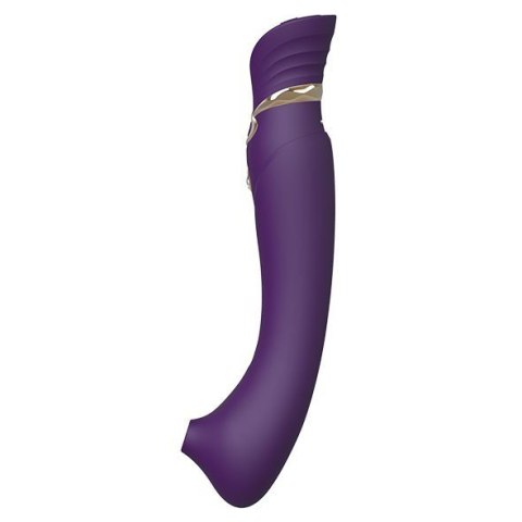 Luksusowy wibrator Legend Queen Set G-Spot Pulse Wave Vibrator Twilight Purple - Zalo