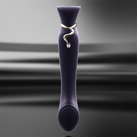 Luksusowy wibrator Legend Queen Set G-Spot Pulse Wave Vibrator Twilight Purple - Zalo