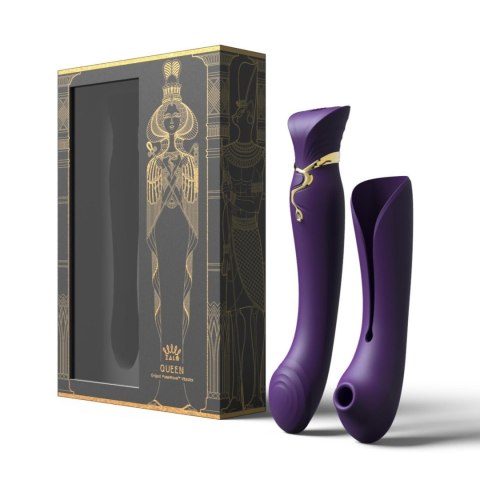 Luksusowy wibrator Legend Queen Set G-Spot Pulse Wave Vibrator Twilight Purple - Zalo