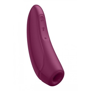 Satisfyer Curvy 1+ wibrator bezdotykowy do łechtaczki sterowany aplikacją różowoczerwony