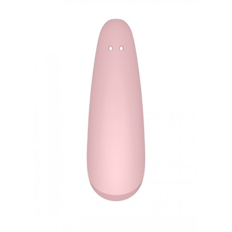 Satisfyer Curvy 2+ wibrator bezdotykowy sterowany aplikacją do łechtaczki różowy