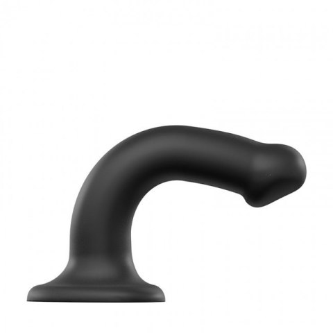 Dildo z przyssawką Silicone Bendable Dildo Double Density Black M - Strap-on-me