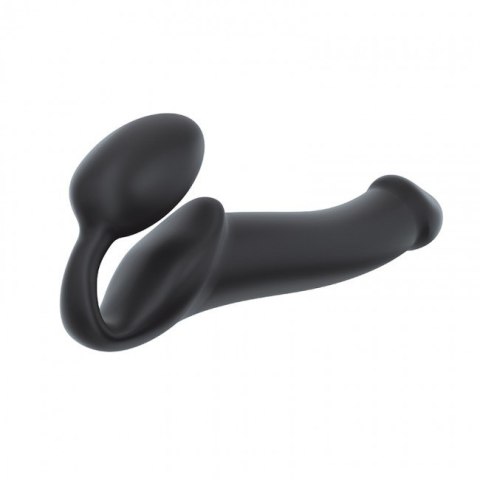 Dildo Silicone bendable strap-on Black L - Strap-on-me