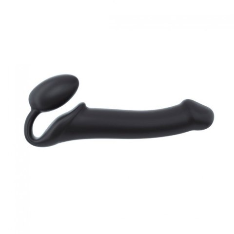 Dildo Silicone bendable strap-on Black L - Strap-on-me