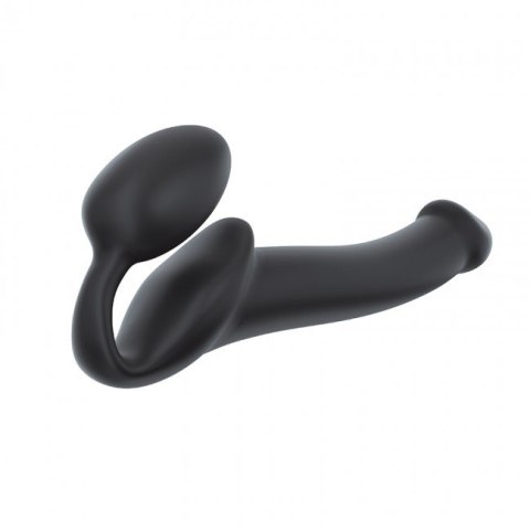 Dildo Silicone bendable strap-on Black M - Strap-on-me