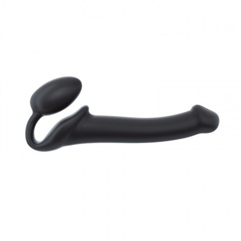 Dildo Silicone bendable strap-on Black M - Strap-on-me