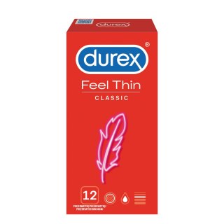 Durex Feel Thin Classic 12 szt. Durex