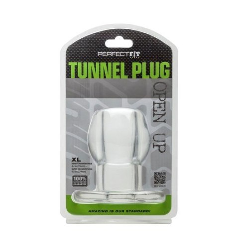 Perfect Fit Ass Tunnel Plug XL korek analny z tunelem przezroczysty