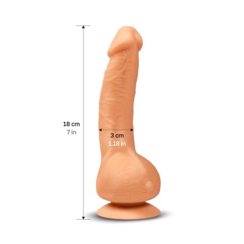 Greal mini Flesh 13 cm realistyczny wibrator - Gvibe