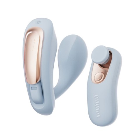 Wibrator Qingnan No.6 Wireless Control Wearable Vibrator Blue - Qingnan