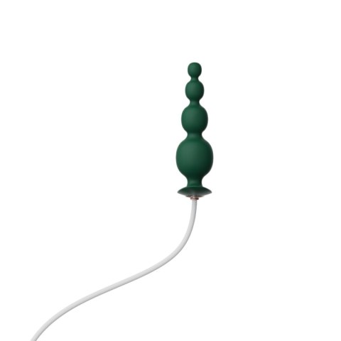 Wibrujące koraliki analne Qingnan No.8 Mini Vibrating Anal Beads Green - Qingnan