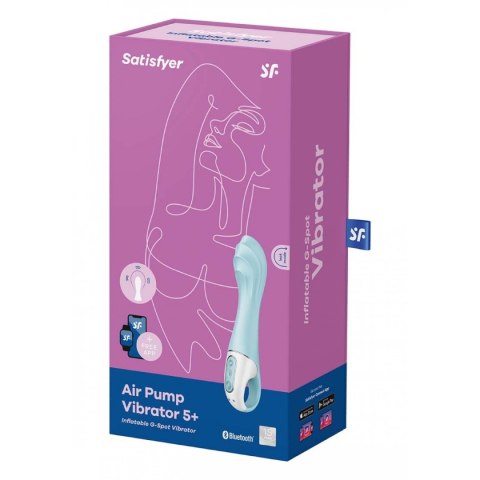 Wibrator Air Pump Vibrator 5+ Blue - Satisfyer