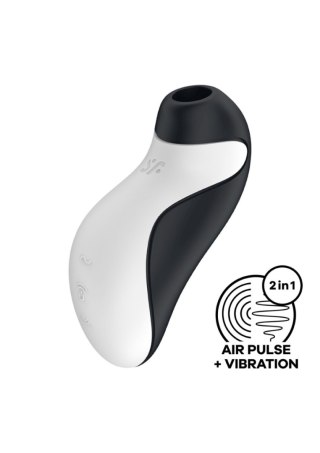 Satisfyer Orca wibrator bezdotykowy do łechtaczki czarno-biały