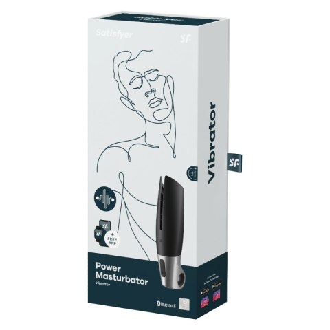 Masturbator Power black silver - Satisfyer