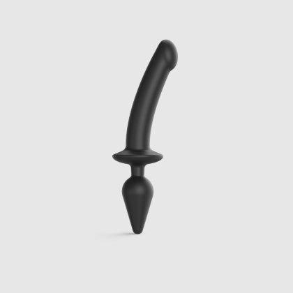 Strap-on-me Switch Plug-in XXL dildo z korkiem analnym czarne