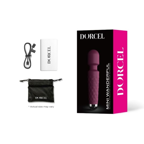 Mini wibrator różdżka, stymulator łechtaczki, Wanderful Plum - Dorcel