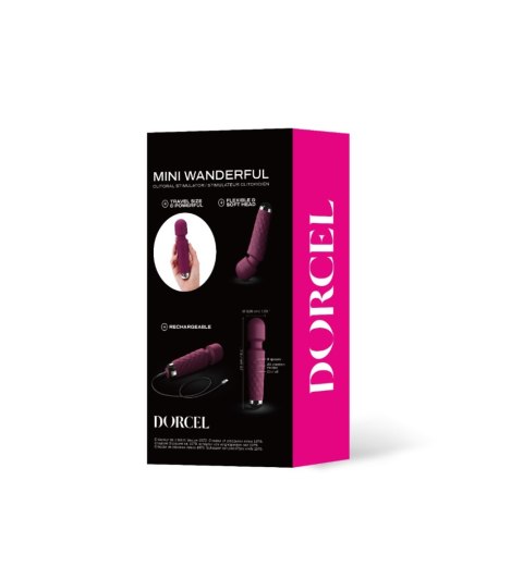 Mini wibrator różdżka, stymulator łechtaczki, Wanderful Plum - Dorcel