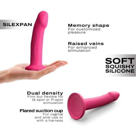 Dildo Real Pleasure M (magenta) - Dorcel