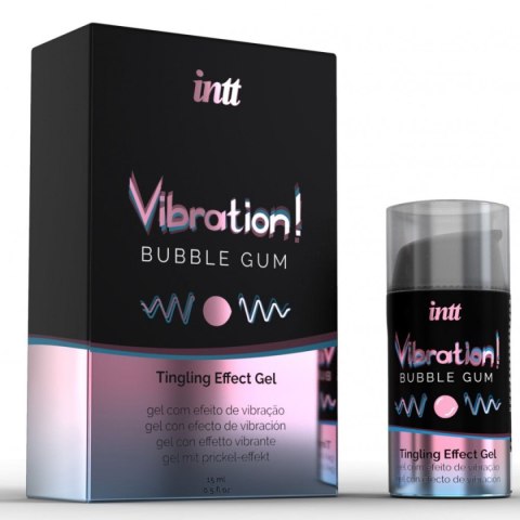 Intt Vibration! Bubble Gum Tingling Gel Intt