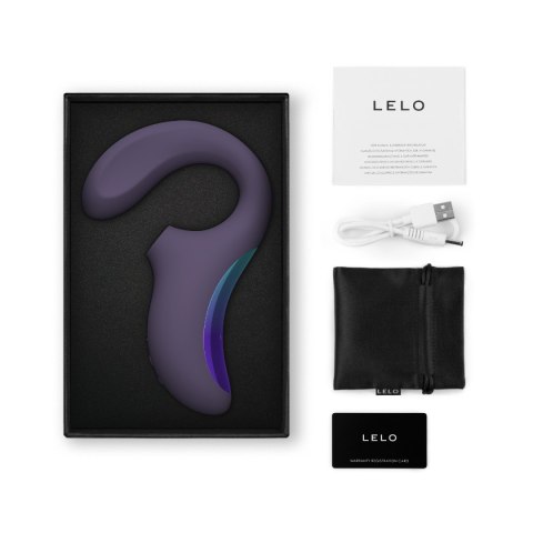 Lelo Enigma Wave wibrator soniczny potrójny do łechtaczki i punktu G fioletowy