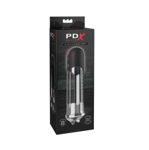 Masturbator PDX Elite Blowjob Power Pump Clear - Pipedream