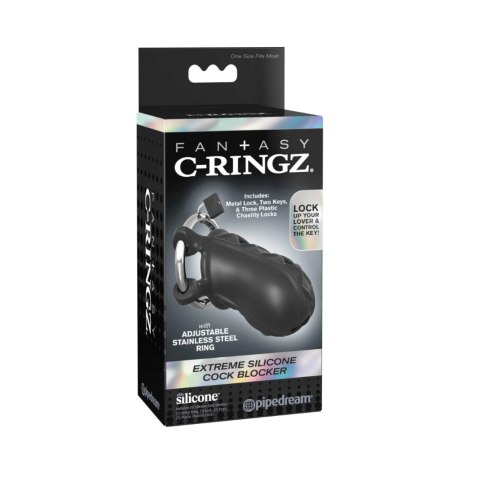 Pas cnoty C-Ringz Extreme Silicone Cock Blocker - Pipedream