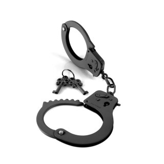 Kajdanki Designer Metal Handcuffs Black - Pipedream