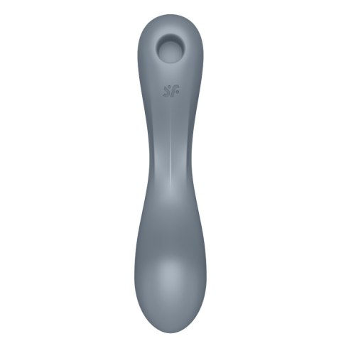 Satisfyer Curvy Trinity 1 wibrator podwójny do łechtaczki i punktu G niebieskoszary