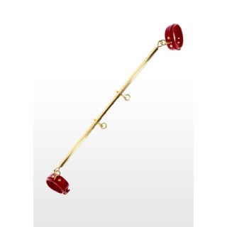 Rozpórka z kajdankami na kostki (czerwone) Spreader Bar with Ankle Cuffs - Taboom