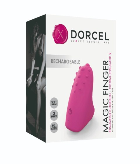 Wibrator na palec Magic Finger Rechargeable Magenta - Dorcel