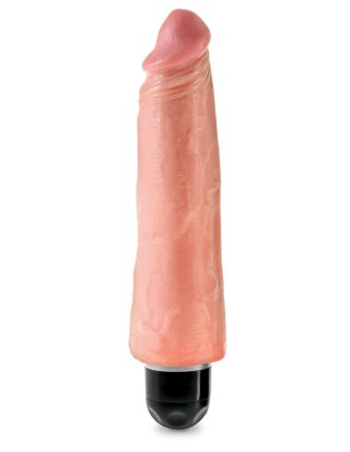 King Cock 20 cm Vibrating Stiffy Flesh realistyczny wibrator - Pipedream