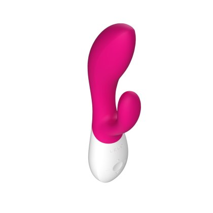 Lelo Ina Wave 2 wibrator króliczek różowo-biały