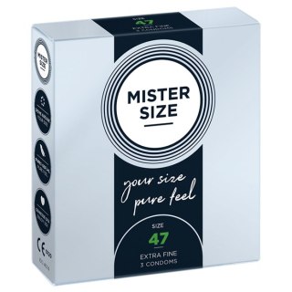 Mister.Size Condoms 47 mm 3 Pieces Mister Size