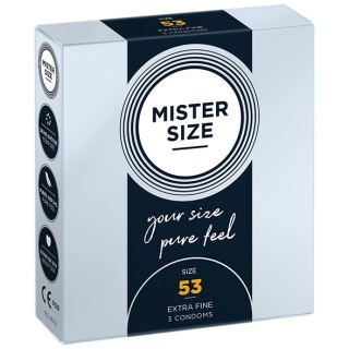 Mister.Size Condoms 53 mm 3 Pieces Mister Size