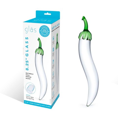 Szklane dildo 8.25'' Naturals Chili Pepper Glass Dildo - Gläs