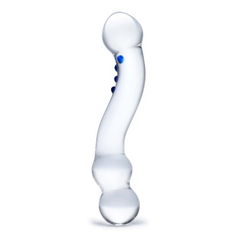 Szklane dildo 6'' Curved G-Spot Glass Dildo - Gläs