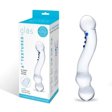 Szklane dildo 6'' Curved G-Spot Glass Dildo - Gläs