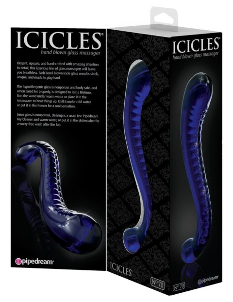 Szklane dildo Icicles No. 70 - Icicles