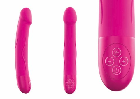 Duże dildo Real Sensation L magenta - Dorcel