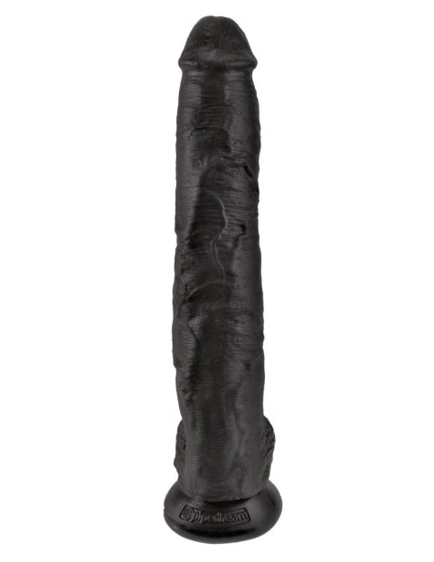 Dildo realistyczne 36 cm z przyssawką czarne - Pipedream