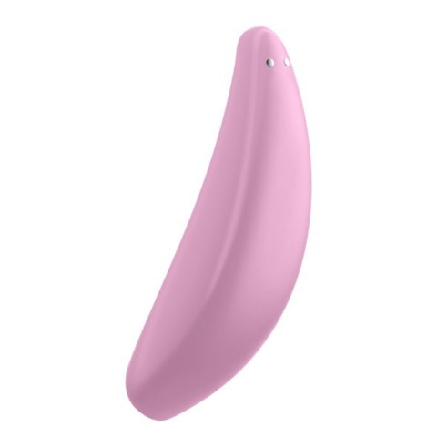 Satisfyer Curvy 3+ wibrator bezdotykowy do łechtaczki różowy