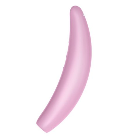 Satisfyer Curvy 3+ wibrator bezdotykowy do łechtaczki różowy