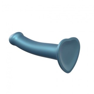 Dildo Mono Density Metallic Shine Duck Blue M - Strap-on-me